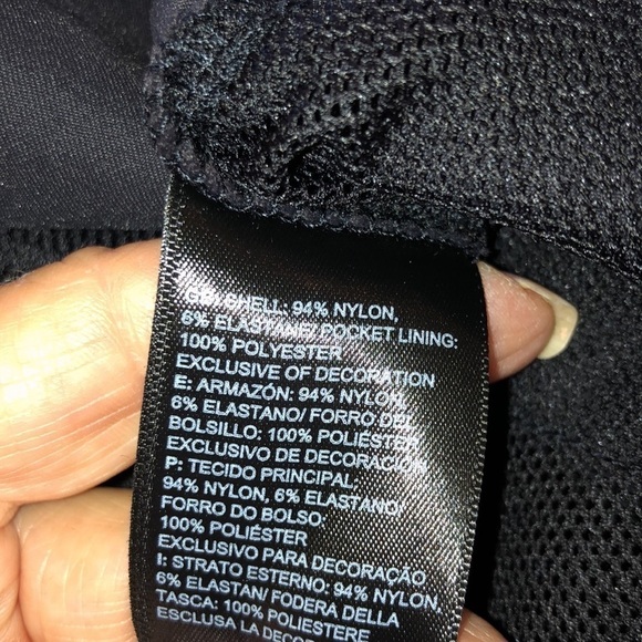 The North Face Convertible Zip Off Leg Black Hiking Pants NWOT Size 8 - Picture 12 of 14